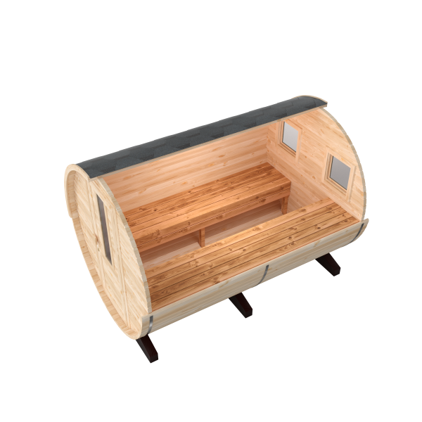 Fasssauna / Gartensauna / Banja / Round 3,0 m